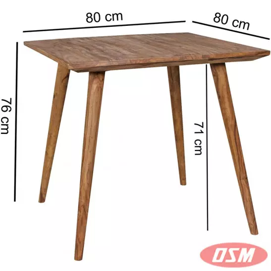 Solid Wood Sheesham Retro Design Table