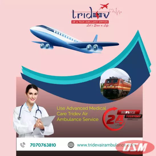 Tridev Air Ambulance In Patna - Fast To Reach The Destination