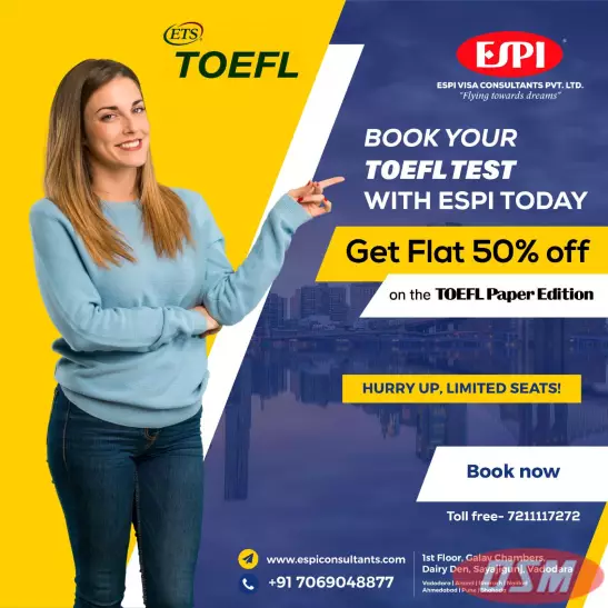 Book Your TOEFL Test With ESPI Today