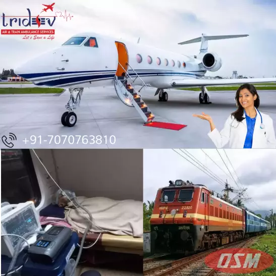 Tridev Air Ambulance In Guwahati - Quick Service 365 Days