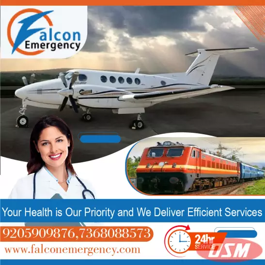 Booking Falcon Train Ambulance In Kolkata Is Available Round The Clock