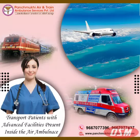 Get Panchmukhi Air Ambulance In Patna With Top-Level Medical Aid