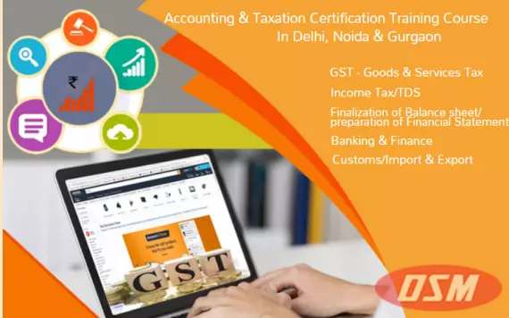 GST Certification Course In Delhi, SLA, 100% Job Guarantee