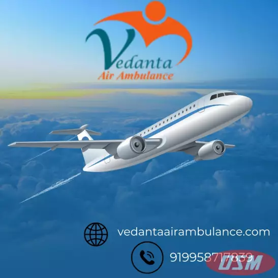 Vedanta Air Ambulance Service In Chennai With Care Patient Move