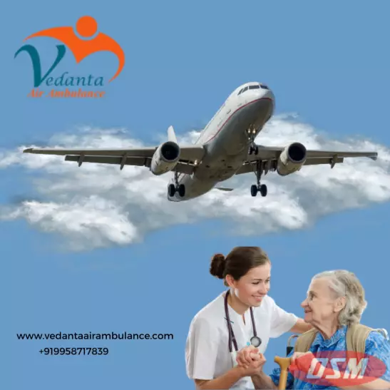 Select Vedanta Air Ambulance In Patna With Matchless Medical Amenities