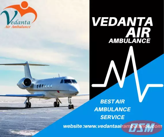 Vedanta Air Ambulance Service In Allahabad For Repatriation Patient