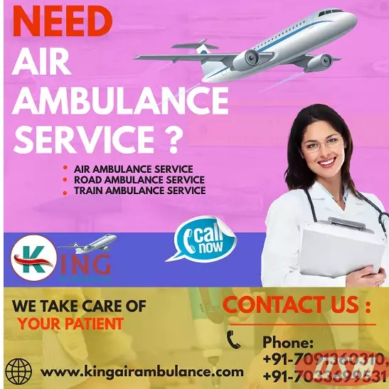 King Air Ambulance Services In Allahabad With World Best ICU Facility