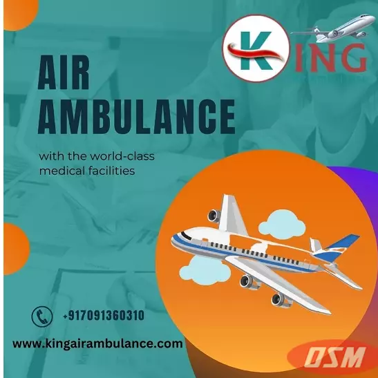 Book King Air Ambulance Service In Patna With Hi-tech ICU Setup