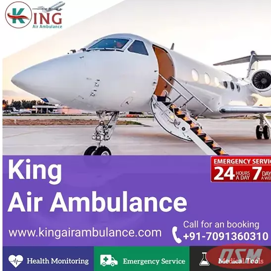 Hire King Air Ambulance Service In Delhi With Reliable Medical Tool