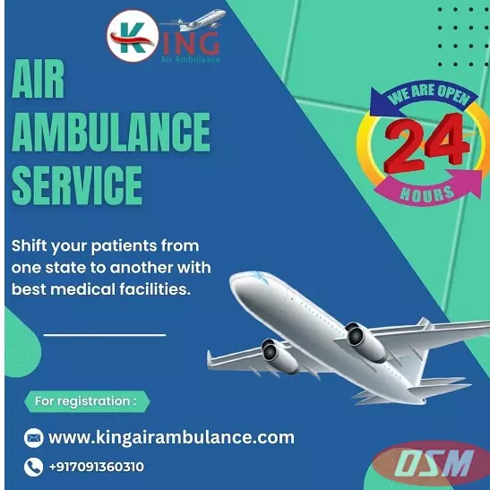Select King Air Ambulance Service In Kolkata With Best Medical Support