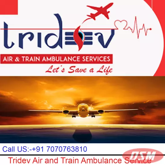 Commercial Stretcher Services By Tridev Air Ambulance In Kolkata