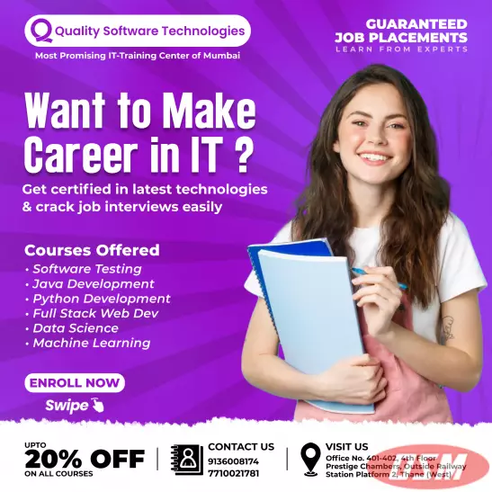 Best Software Testing Course In Thane - Quality Software Technologies