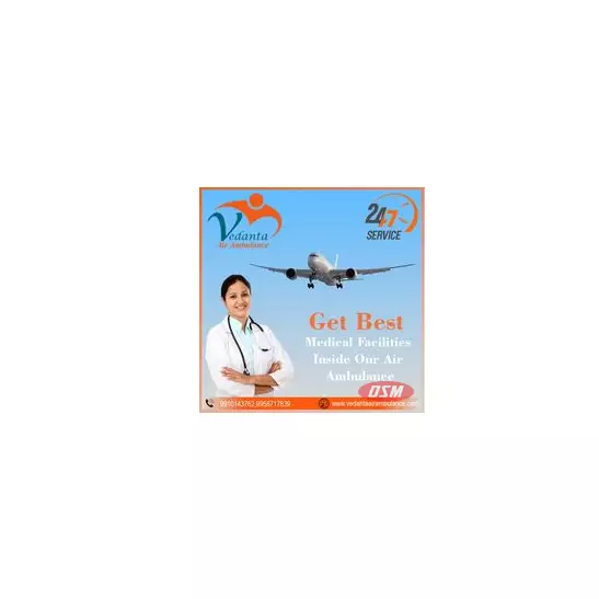 Hire Vedanta Air Ambulance Service In Varanasi With Updated Medical