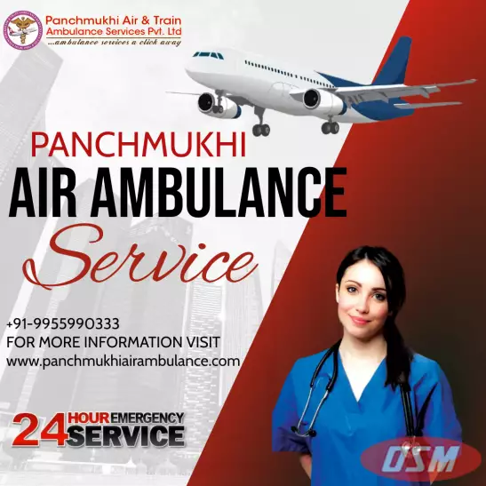 Hire ICU-Enabled Panchmukhi Air Ambulance Services In Kolkata