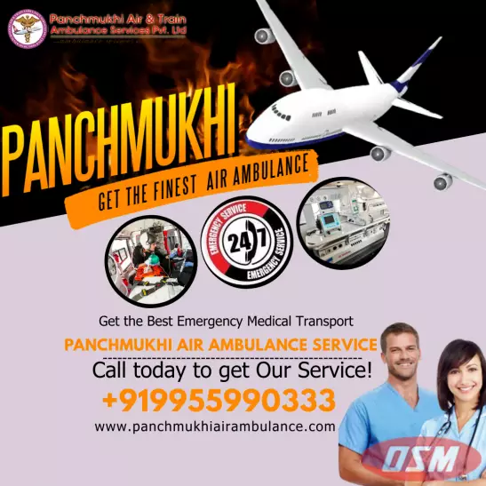 Take Hi-Tech Panchmukhi Air Ambulance Services In Dibrugarh