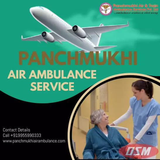 Hire Panchmukhi Air Ambulance Services In Varanasi With Medical