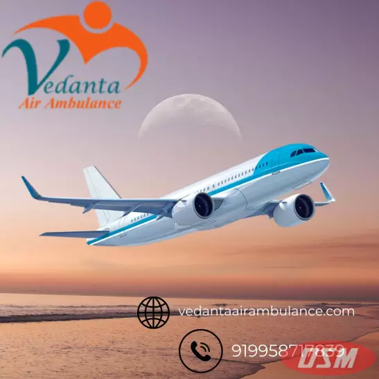 Vedanta Air Ambulance Service In Allahabad With Instant Patient Move