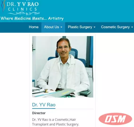 Best Cosmetic Surgeon In Hyderabad - Dr Y V Rao Clinics
