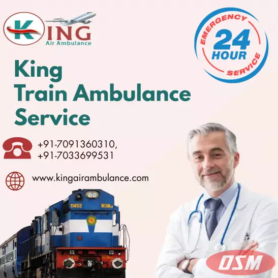 Advanced Ventilator Setup By King Train Ambulance Service In Indore