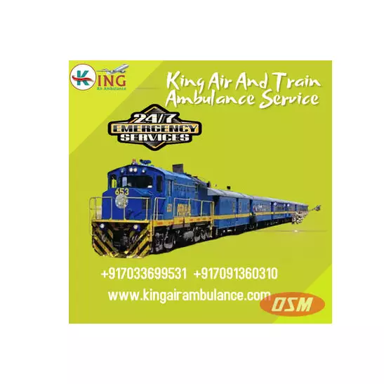 King Train Ambulance Service In Jabalpur For Harmless Sick Relocation