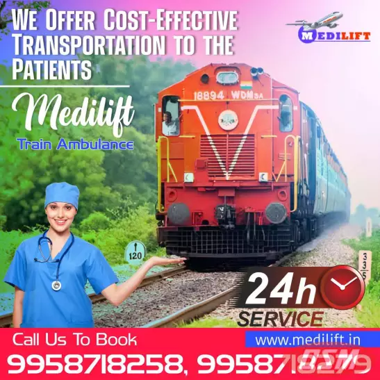 Opt For The Finest  Medilift Train Ambulance Service In Patna By King