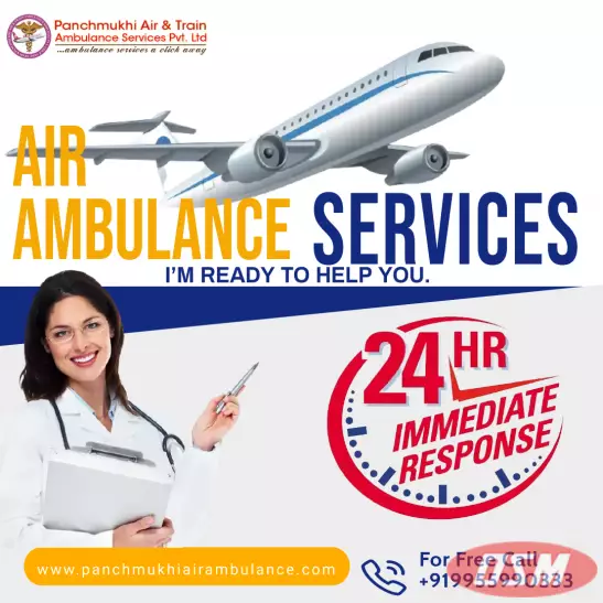 Hire Secured Panchmukhi Air Ambulance Services In Bangalore With ICU