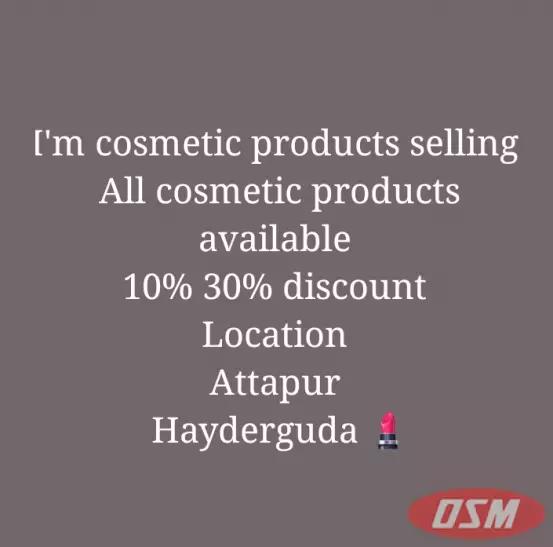 I'm Cosmetic Seller