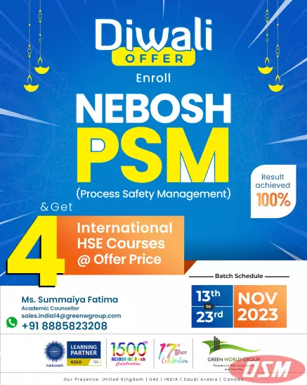 Propel Your Professional Growth With  NEBOSH PSM  In Hyderabad