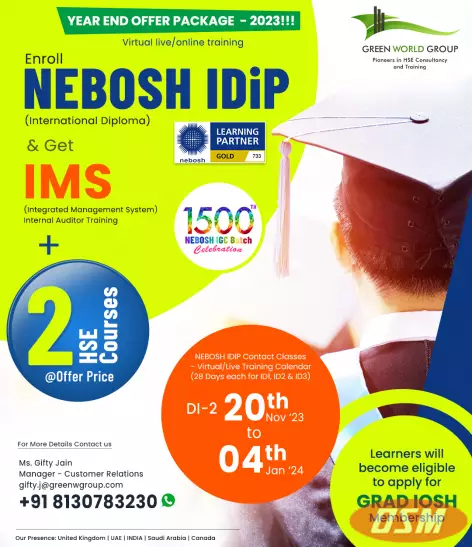 Elevate Your Safety Profession With NEBOSH IDIP Training In Punjab