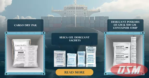 Desiccant Bags Moisture Solution For Export Industry