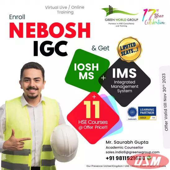 NEBOSH IGC Certificate In Delhi