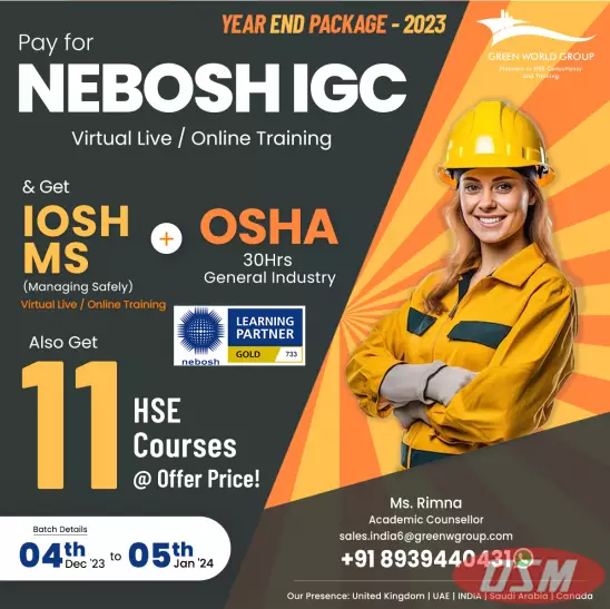 Get NEBOSH IGC Training To Unlock Your Safety Leadership Potential