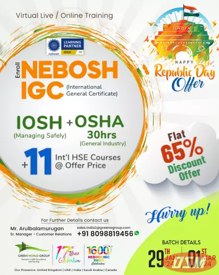 Nebosh IGC Course In Chennai