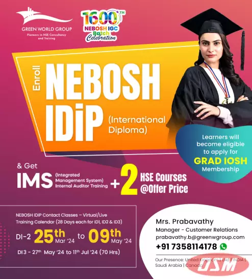 Unlock Your Career Potential With NEBOSH IDip Training!