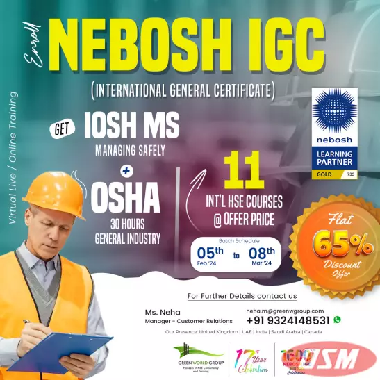 Invest In Your Future With NEBOSH IGC - Your Gateway To Success!