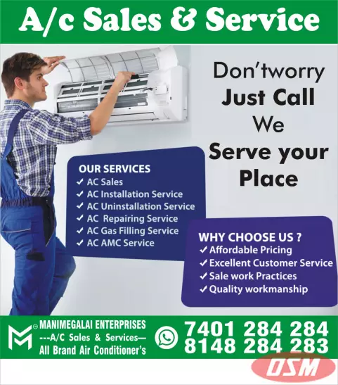 Ac Service In Medavakkam Call Me 7401 284 284