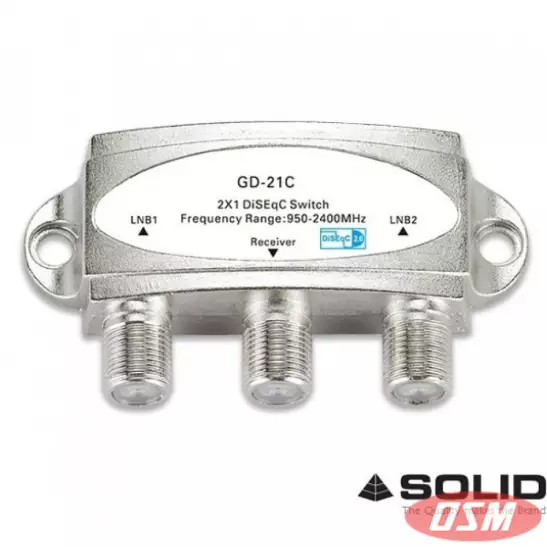 SOLID GD-21C 2 In 1 DiSEqC Switch