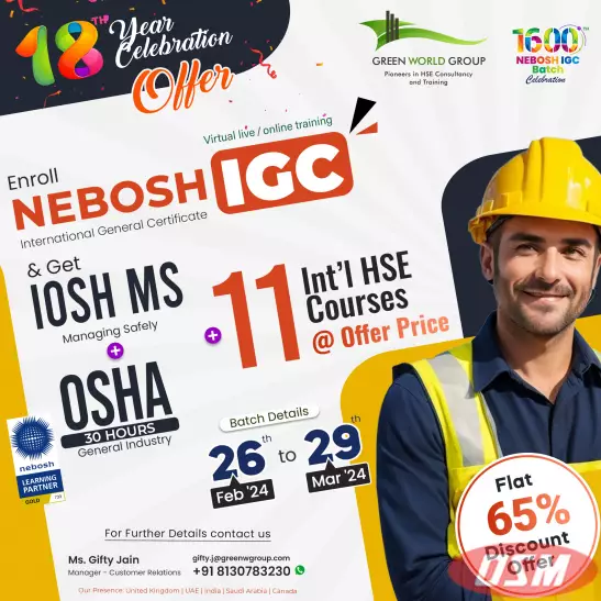 Elevate Your Career With NEBOSH IGC!