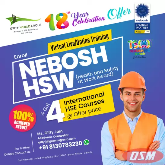 Enhance Your Career With NEBOSH HSW Course In Punjab!