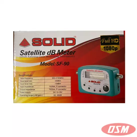 SOLID SF-90 Satellite Analog DB Meter