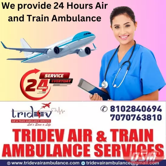 Pick Tridev Air Ambulance In Guwahati - All Medical Features