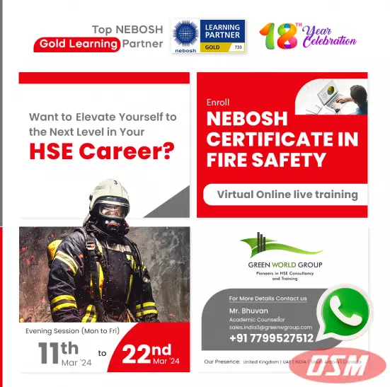 NEBOSH Fire Safety Course To Advance Your Career
