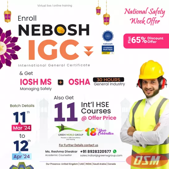 NEBOSH IGC Course Training In Mumbai