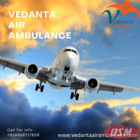 Take Vedanta Air Ambulance In Dibrugarh With Life Care NICU Features