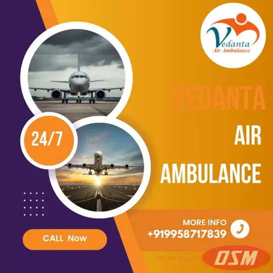Choose Vedanta Air Ambulance Service In Jabalpur With 100% Safety