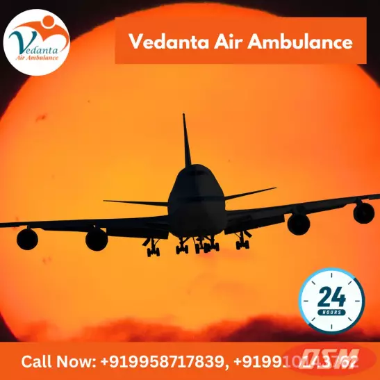 Get Vedanta Air Ambulance In Allahabad With Top-Level CCU Features
