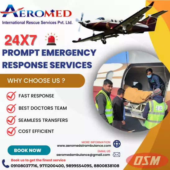 Aeromed Air Ambulance Service In Chennai