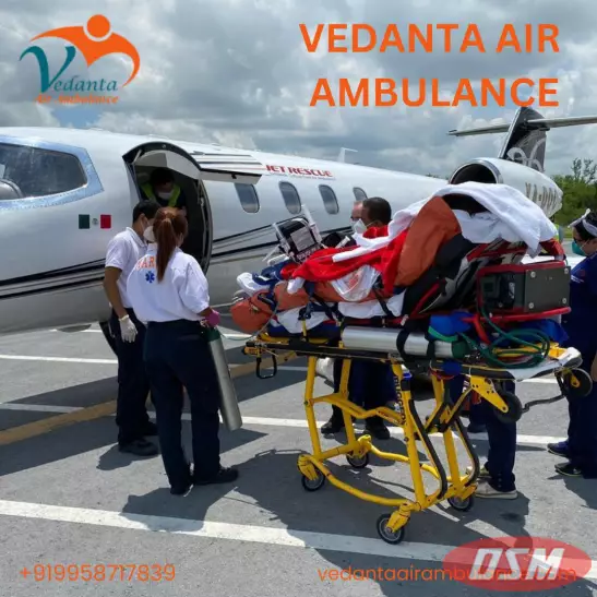 Book Safe And Fast Air Ambulance Service In Amritsar By Vedanta