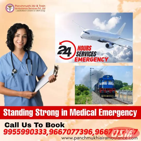 Pick Panchmukhi Air Ambulance Services In Varanasi