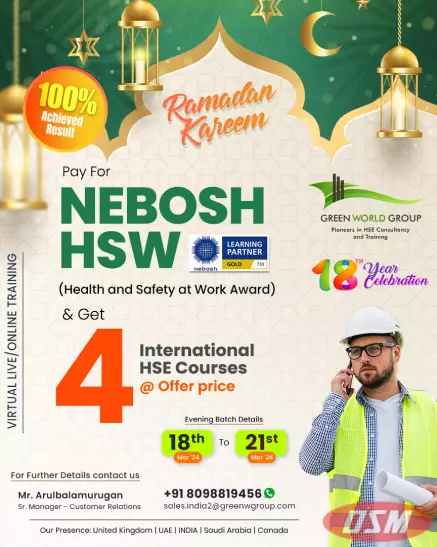 Nebosh HSW Course Bundled With 2 HSE Courses